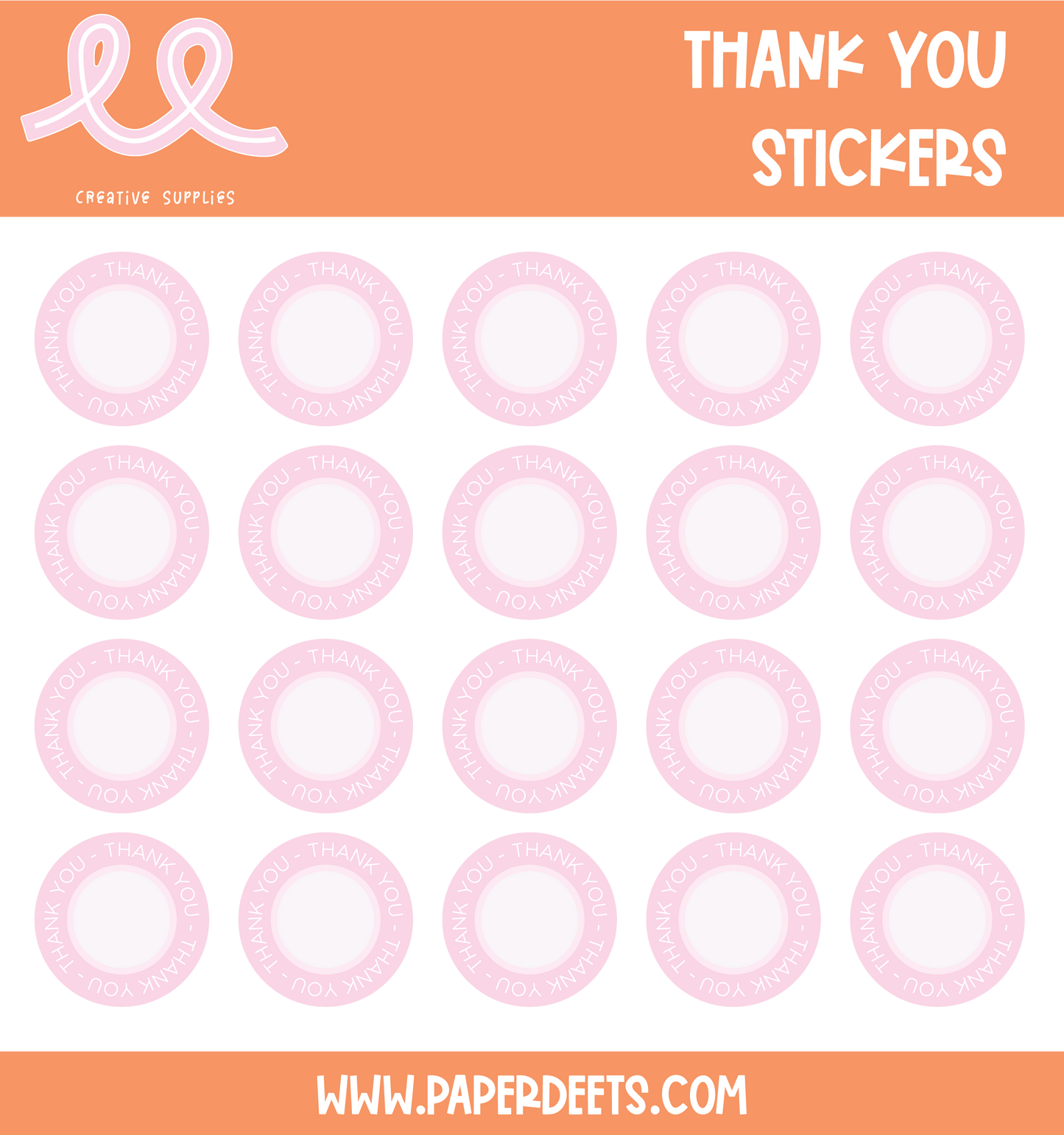 Stickers THANK YOU