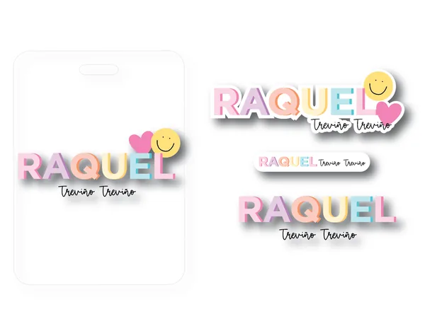 PAQUETE - 3D HAPPY FACE